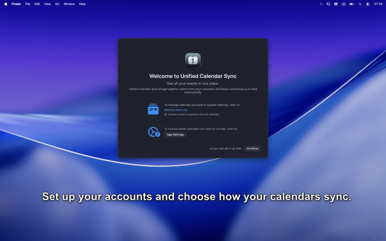 Unified Calendar Sync screenshot 1