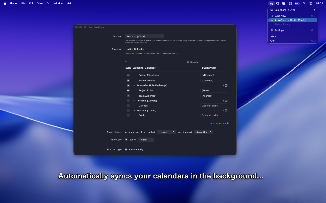 Unified Calendar Sync screenshot 6